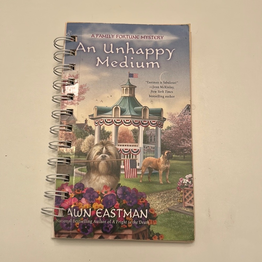 Junk Journal Notebook OOAK Handmade Upcycled Recycled Cozy Mystery Novel Book